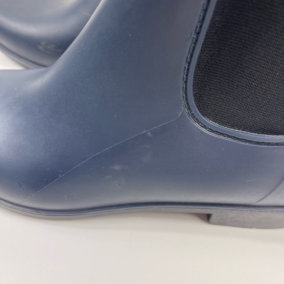 Sam Edelman Womens Size 9 Tinsley Matte Blue Rubber Rain Boots Waterproof Preppy - Picture 6 of 9